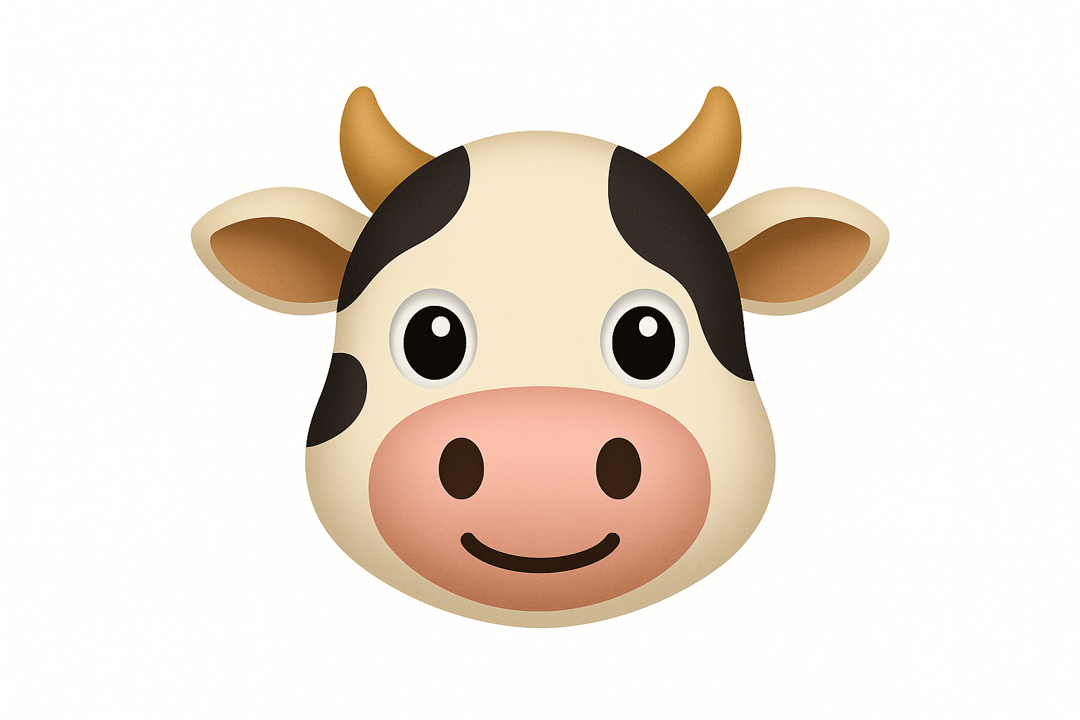 Cow face emoji 
